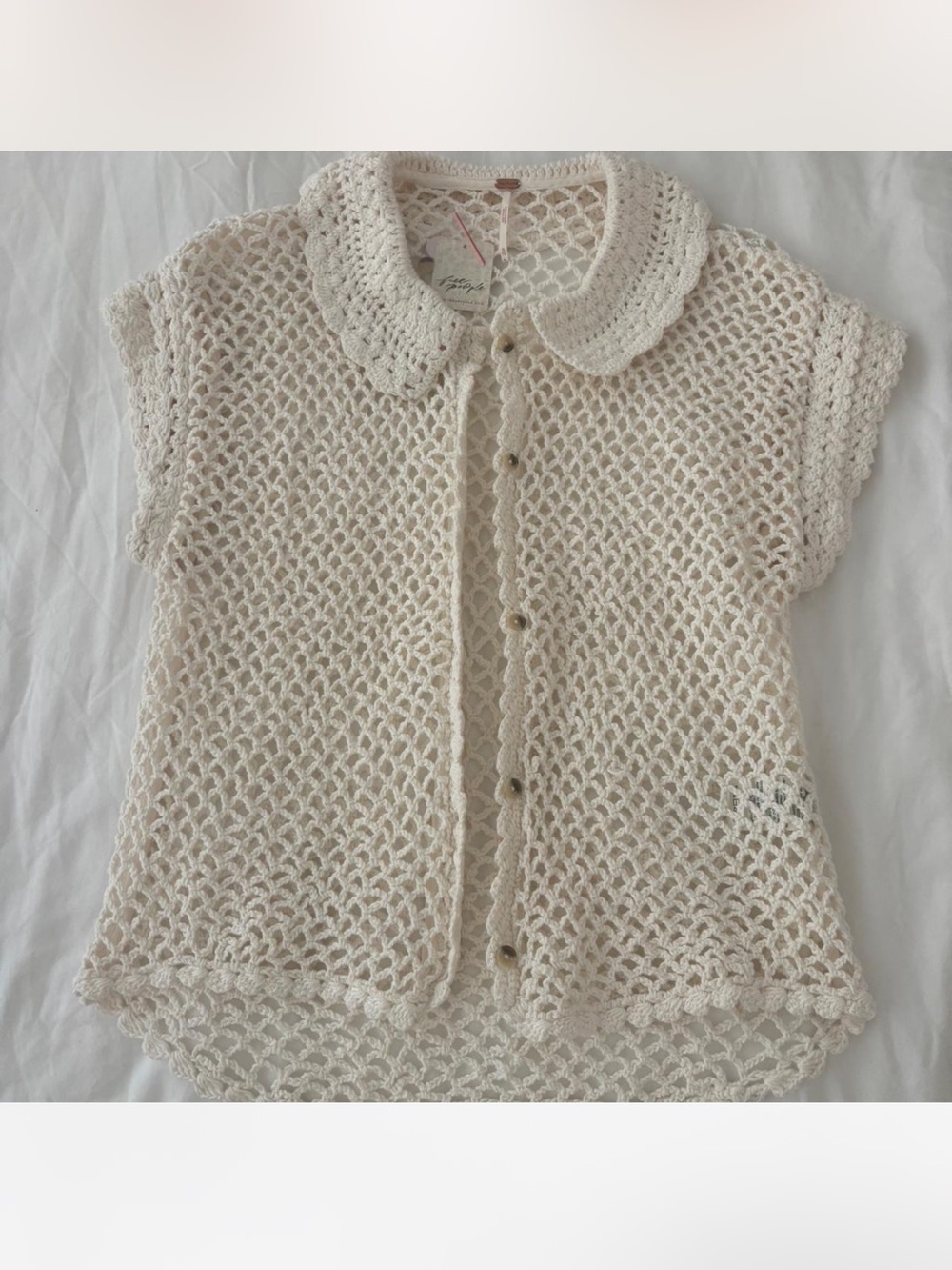 Free People Lily Crochet Top - Picture 3 of 4